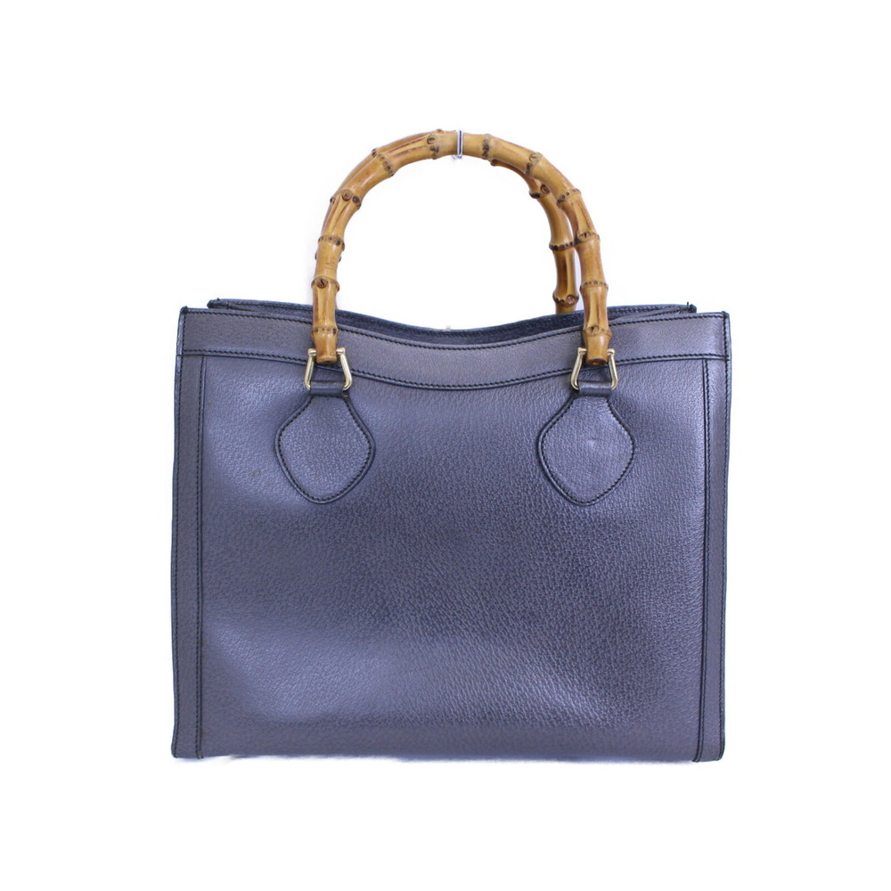 Gucci Bamboo handbag silver Bag gray Tote leather